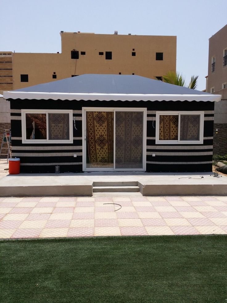تلبيس قماش المظلات وبيوت الشعر - تنفيذ في المدينة المنورة